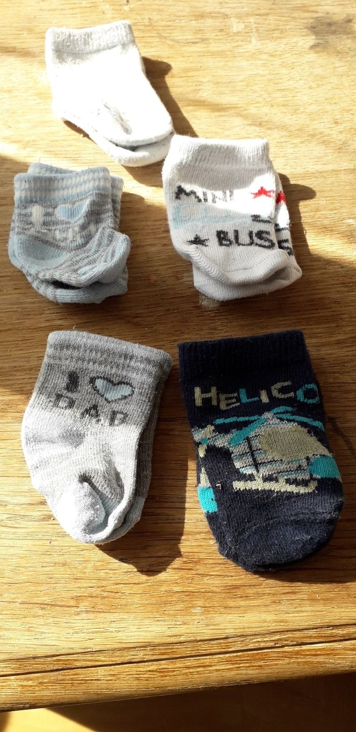 5 paires de chaussettes