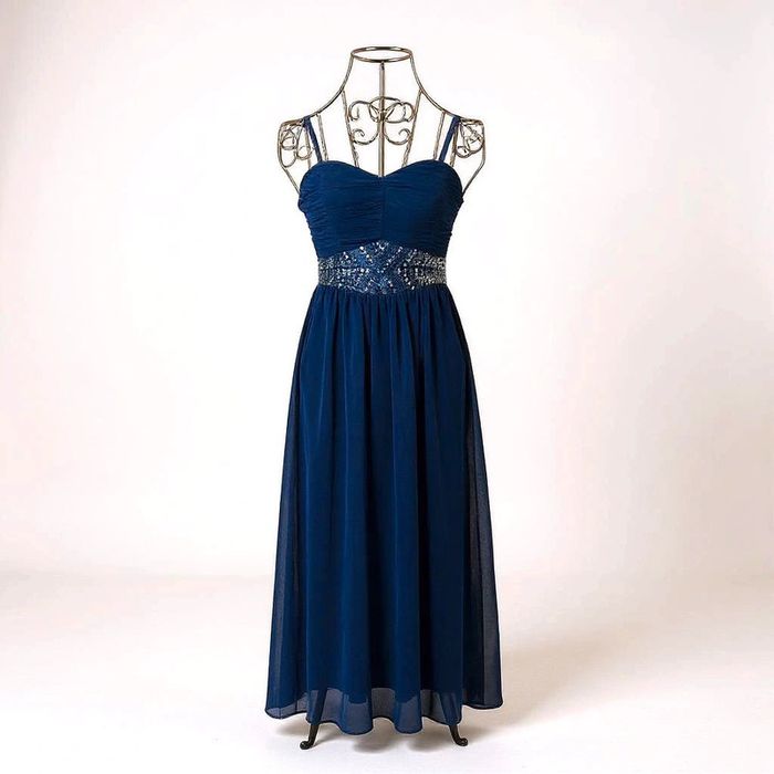 Sublime Robe de cérémonie Bleu Taille L 40 - photo numéro 2