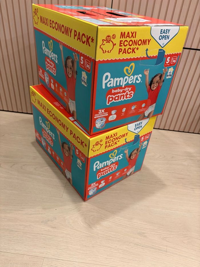 2 boite de Couches pampers pants 5