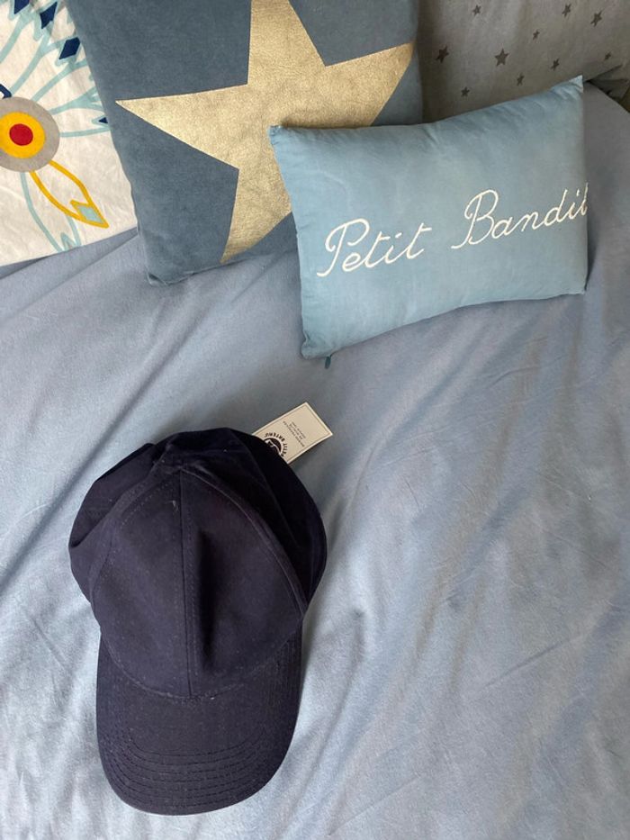 Casquette neuve petit bateau 10/12 ans uni bleu marine