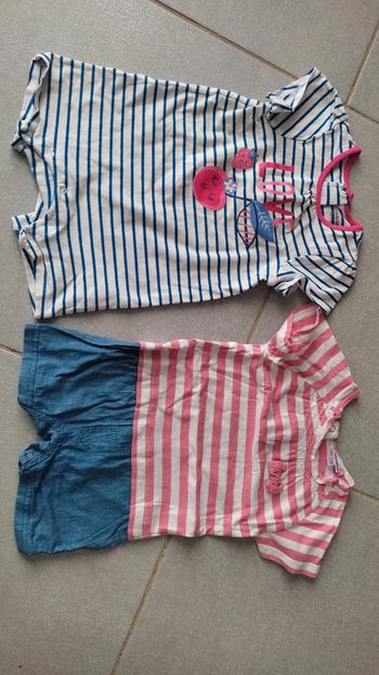 Lot de 2 combishorts T.12 M
