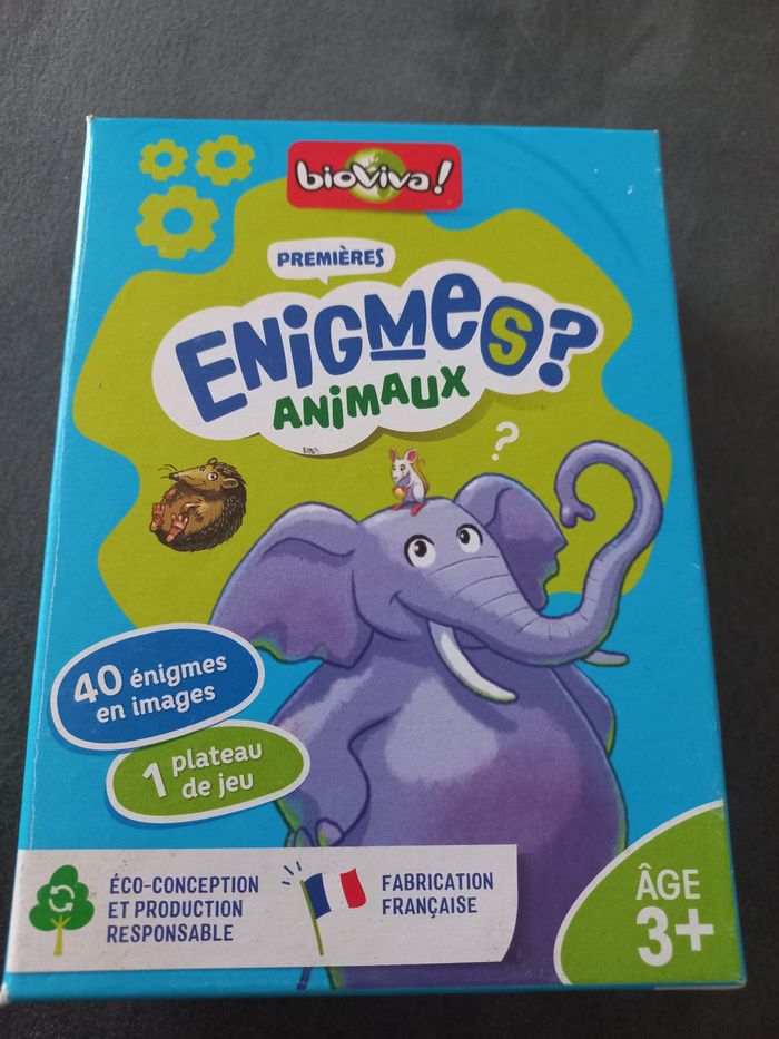 Premières énigmes bioviva animaux