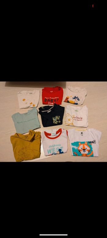 Lots de tee-shirts manches courtes