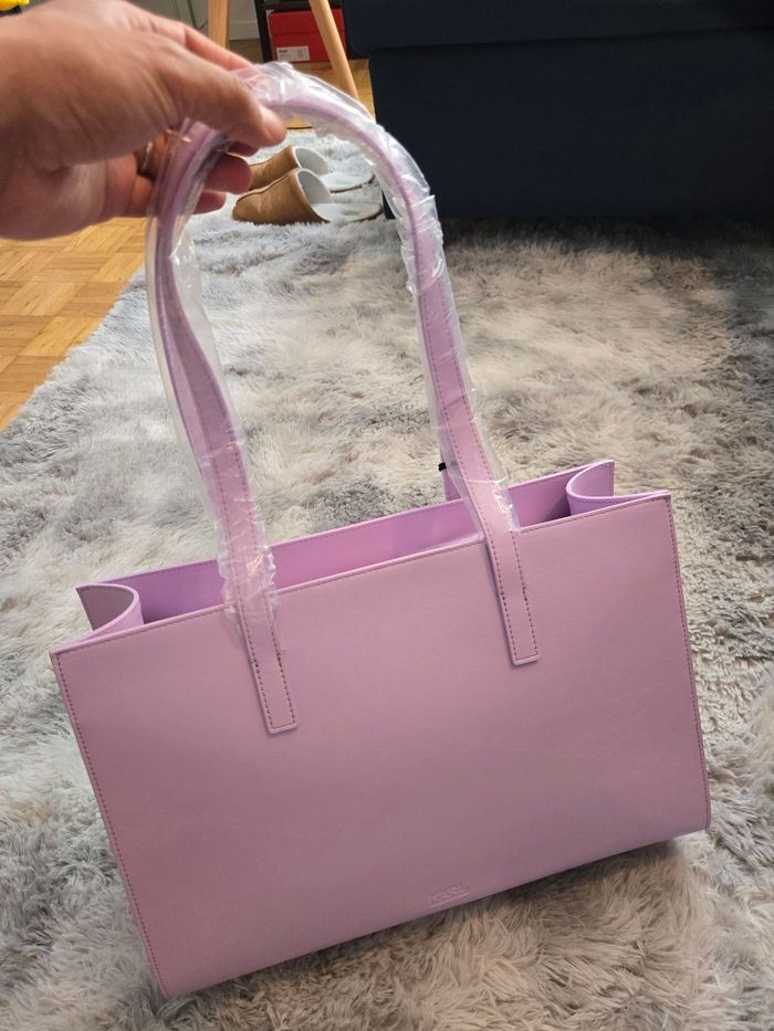 Sac cabas Karl Lagerfeld rose lilas – Neuf avec étiquette & dustbag - photo numéro 3