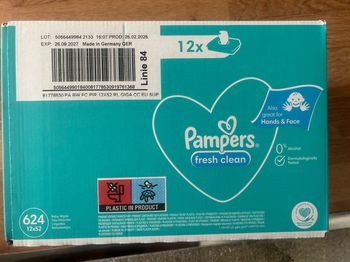 Boîte de lingettes Pampers Fresh Clean