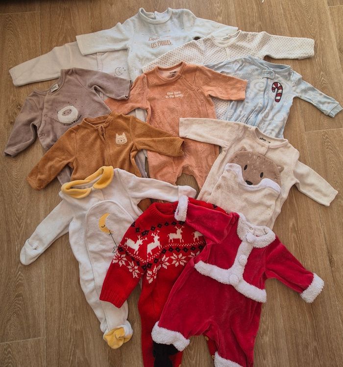 Lot pyjama bodies mixte - photo numéro 2