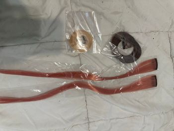Pinces barrettes mèches cheveux colorés neuves