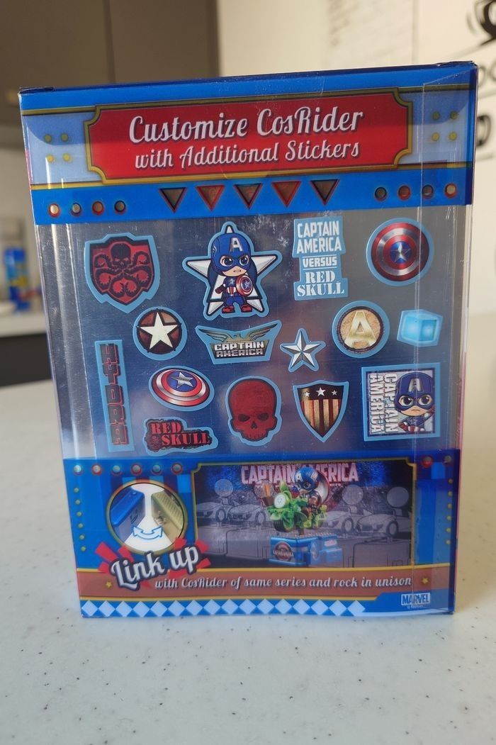 Figurine Hot Toys Cosbaby Cosrider Marvel Captain America - photo numéro 6