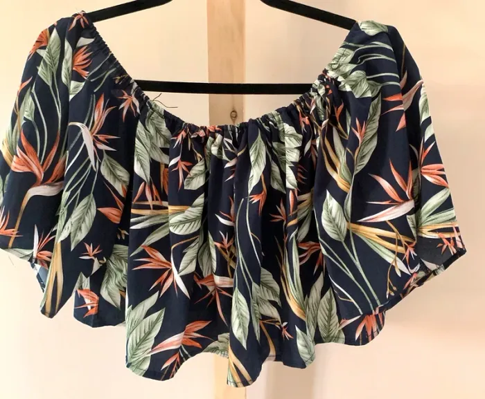 🌴 Bustier tropical doublé  – Taille L/XL - photo numéro 2