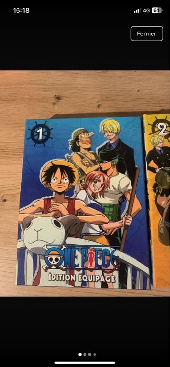Lot dvd one piece édition équipage 1-2