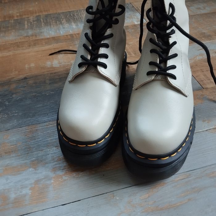 Dr.martens boots audrick a plateforme couleur taupe taille 38 - photo numéro 5