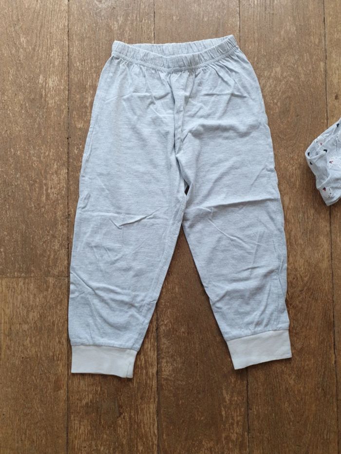 Pyjama demi saison avec motifs petits lapins - photo numéro 4