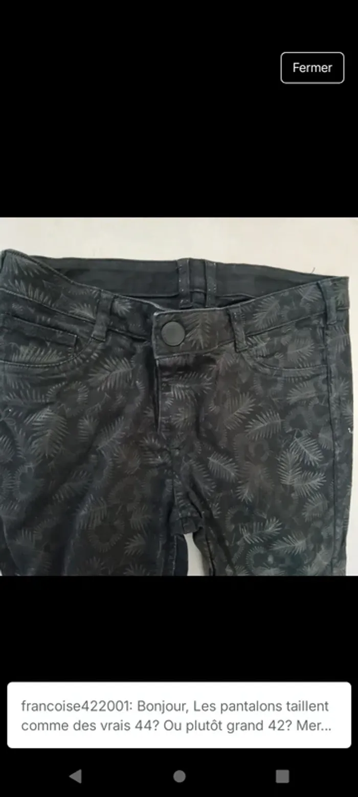 Jean femme slim taille 36 - photo numéro 3