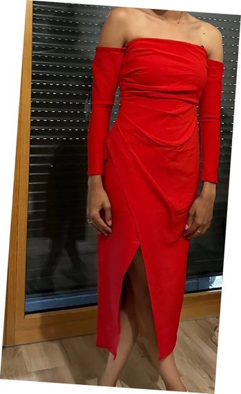 Sublime Robe rouge de soirée Noir Abercrombie & Fitch Taille S