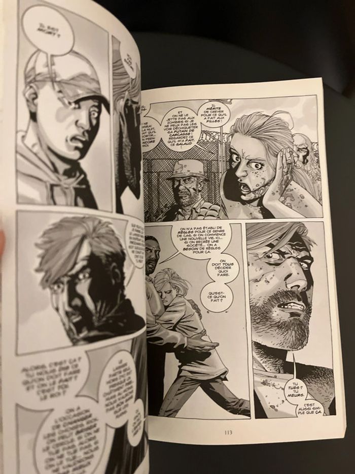Lot de 2 BD bande dessinée Walking Dead pour lecteurs avertis - photo numéro 7