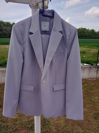 Ensemble tailleur pantalon parme