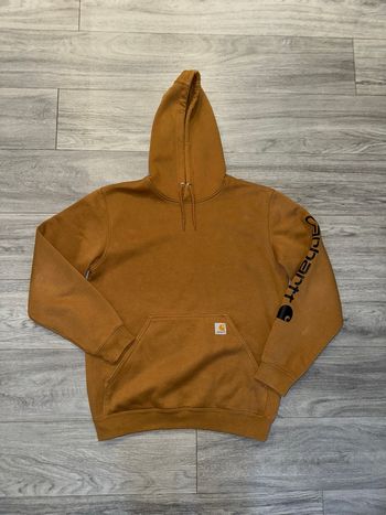Sweatshirt à capuche camel et noir Carhartt TM