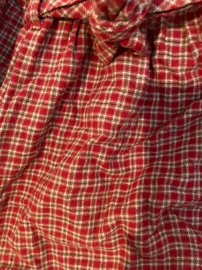 👗 Robe à carreaux rouge KIABI - Taille 18 mois - photo numéro 2