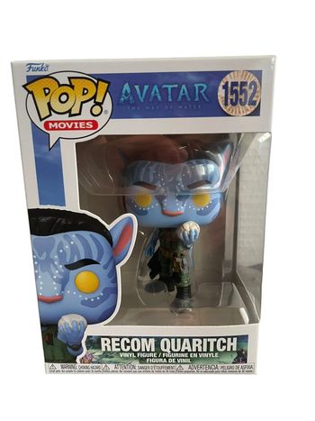 Figurine Funko Pop Avatar the Way of water Recom Quaritch 1552 neuf