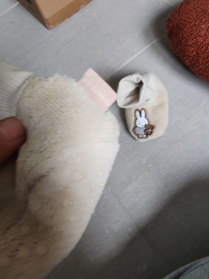 Chausson Miffy beige 17/18 - photo numéro 2