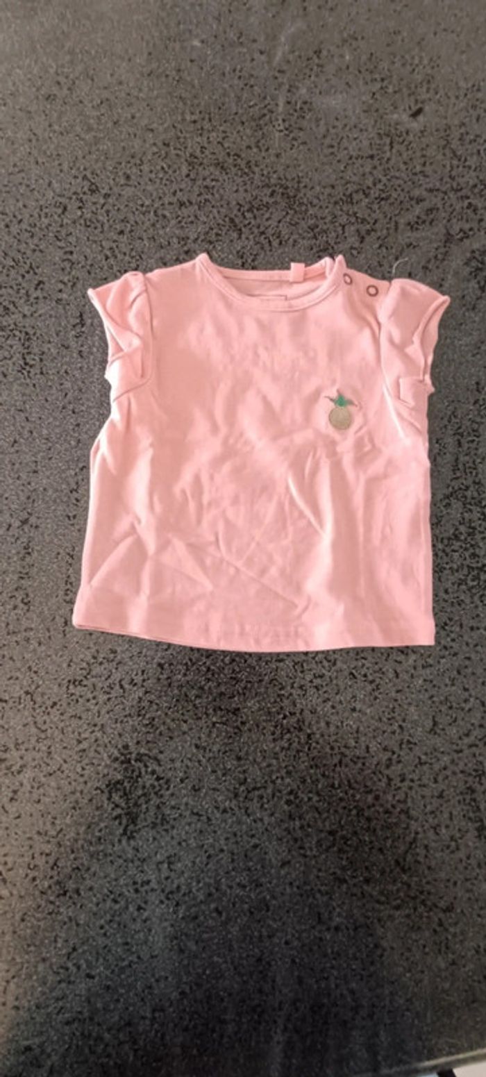 T-shirt fille 3 mois - photo numéro 4