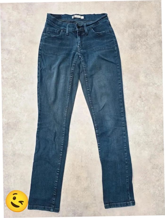 Jeans Levi's 528 W26|FR36 coupe skinny bleu marine Femme-Women pan321 - photo numéro 3