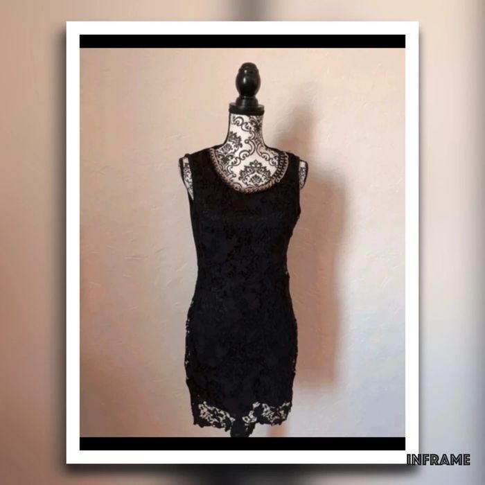Très belle robe noire dentelle 🥰 orcelly taille 38