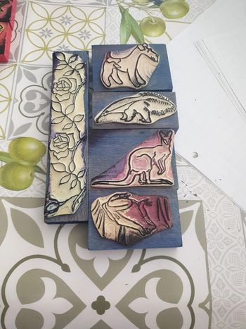 Tampons encreurs vintage