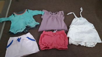 Lot vêtements été fille.