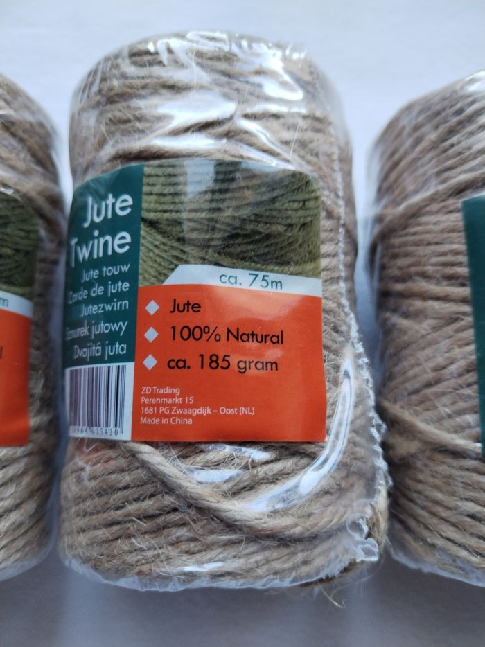Lot de 3 Bobines fil de Jute - photo numéro 2