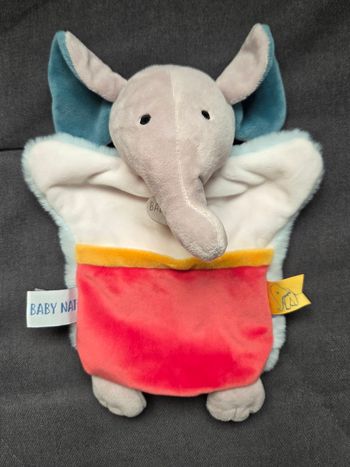 Doudou marionnette Éléphant Douceurs d'automne- Baby Nat