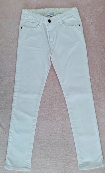 Pantalon skinny Cyrillus 9 ans rose très clair