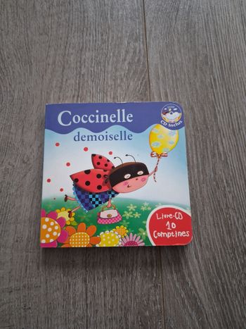 Livre CD coccinelle demoiselle 