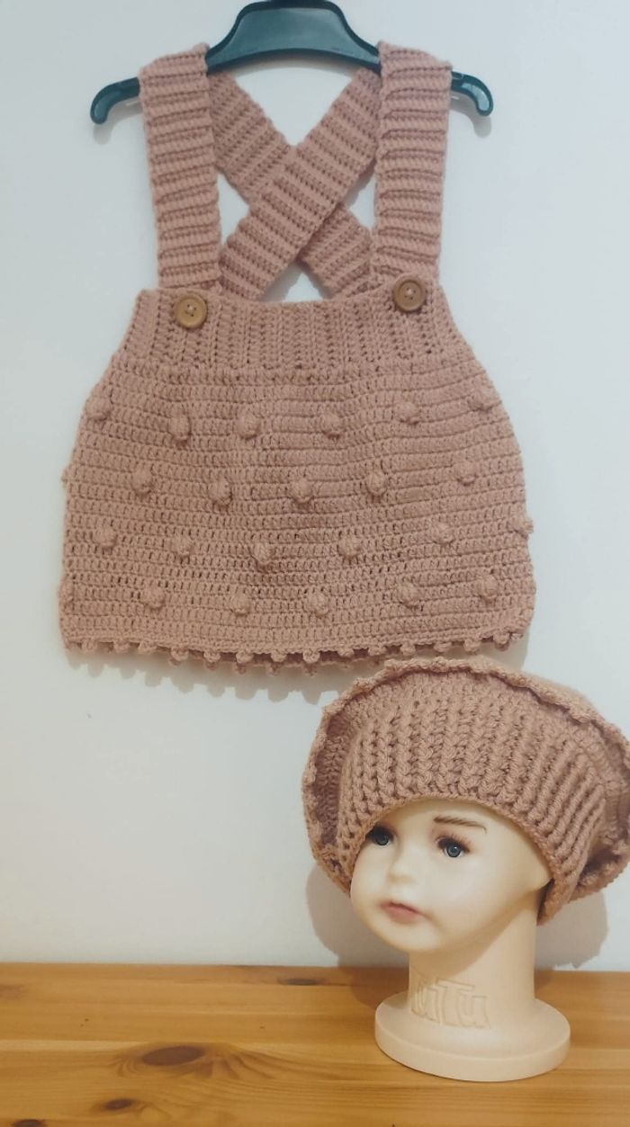 Ensemble vieux rose