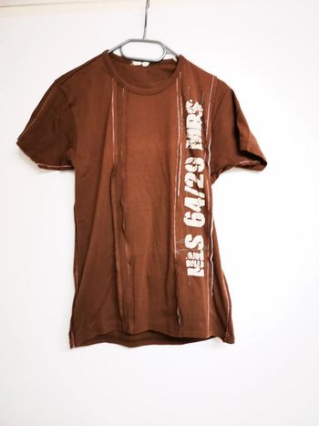 T shirt marron moulant L