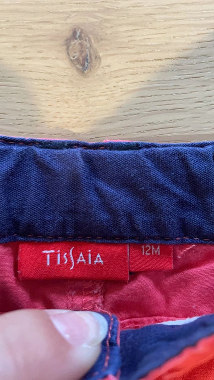 Pantalon rose tissaia 12 mois - photo numéro 2