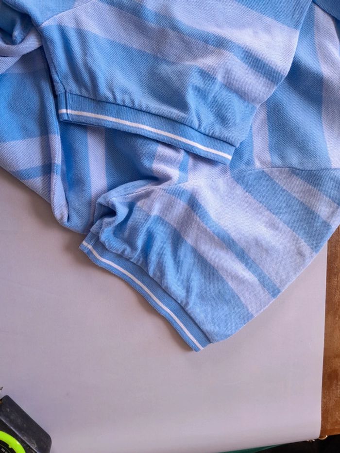 Polo rayé Chaps modèle natural strech grand L - photo numéro 7