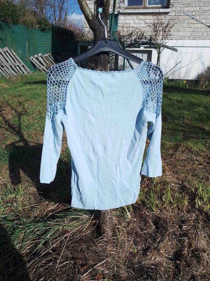 Tee shirt a bras dénudé femme - photo numéro 6