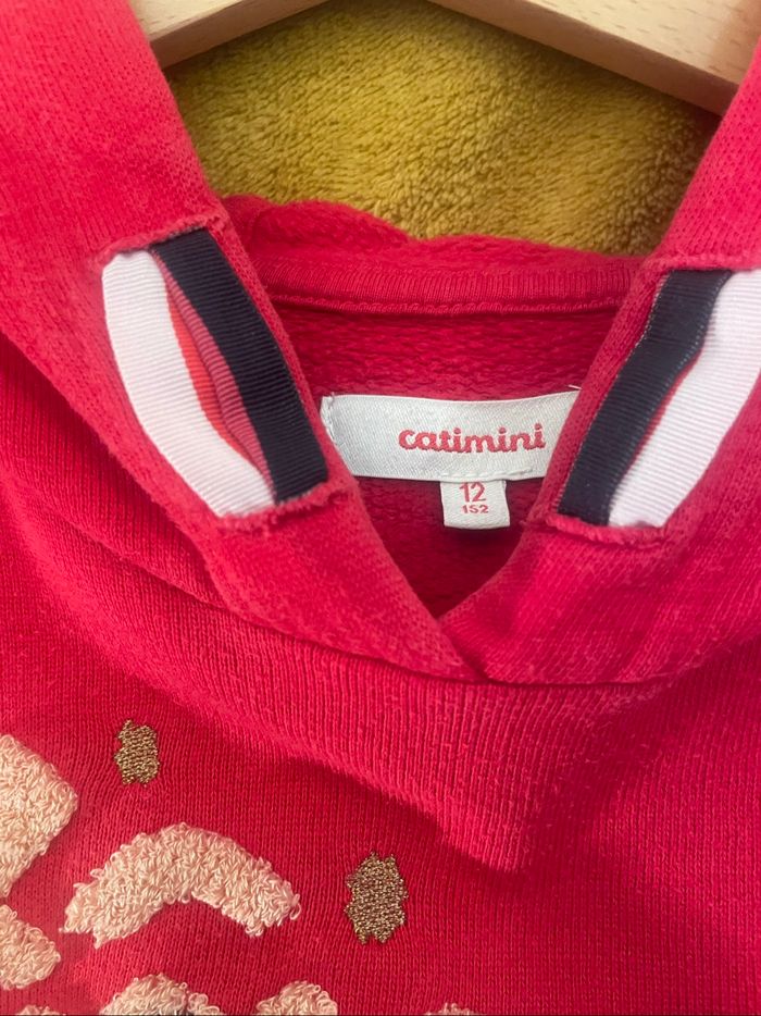 Sweat à capuche Catimini 12 ans - photo numéro 3