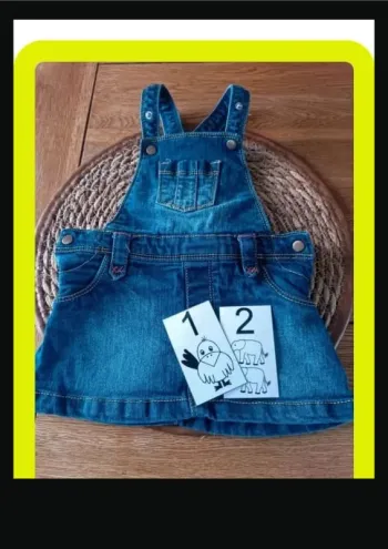 Salopette jupe 12 mois