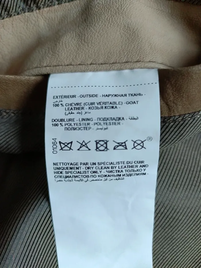Veste cuir Devred Taille S - photo numéro 5