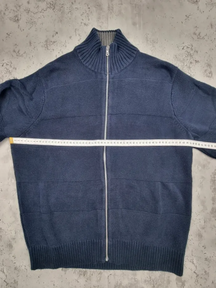 Gilet zippé Tommy Hilfiger bleu marine, L Hommes - photo numéro 10