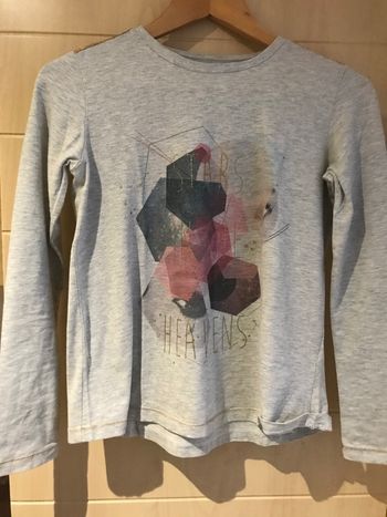 T-shirt manches longues Catimini fille (12 ans). Très bon état.