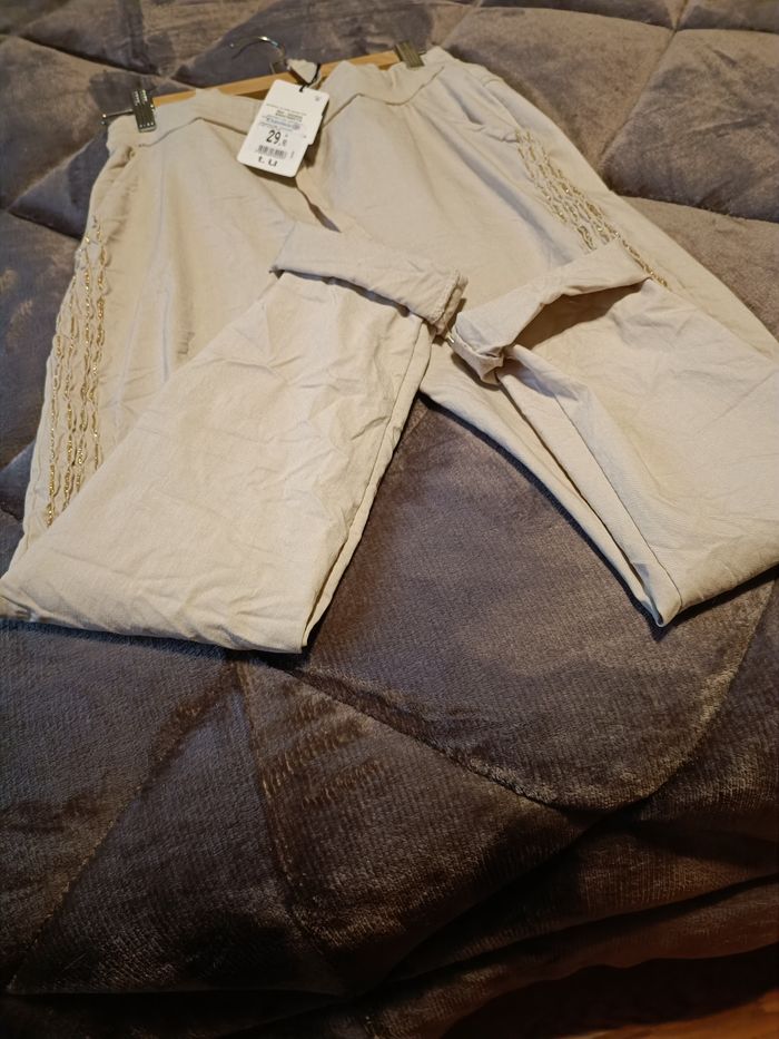 Pantalon beige - photo numéro 3