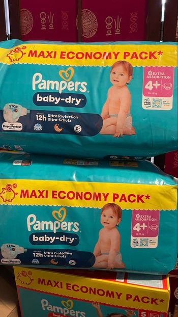 Pampers taille 4+