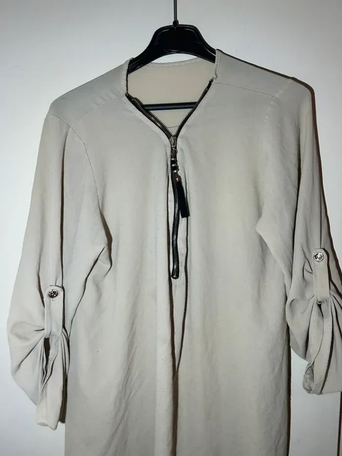 Tunique beige vintage - photo numéro 2