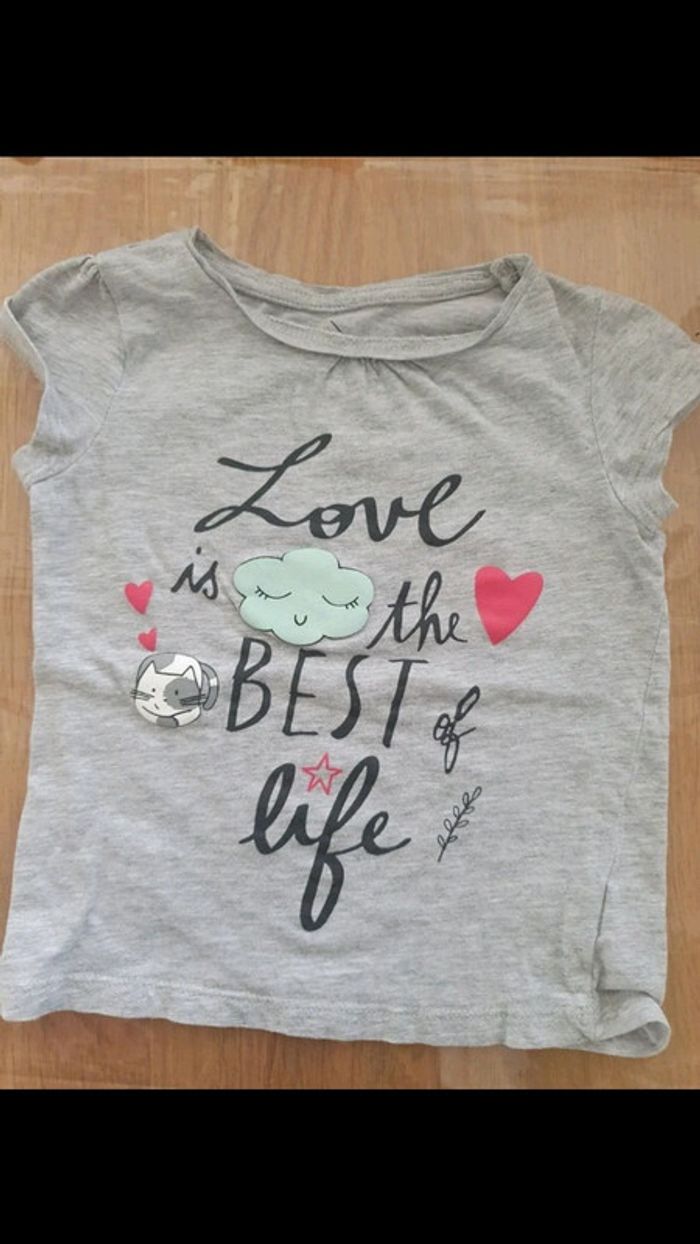 Tshirt manches courtes 3-4 ans