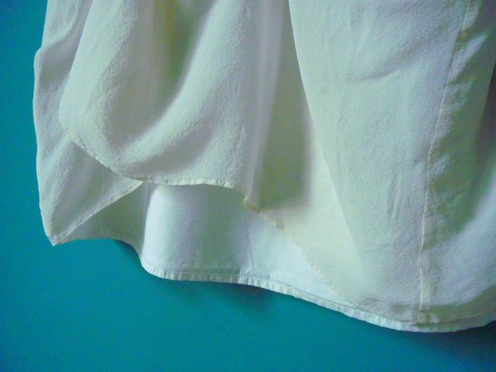 Robe Soie Fille Floriane 6 ans ceremonie occasion speciale TBE blanc - photo numéro 5