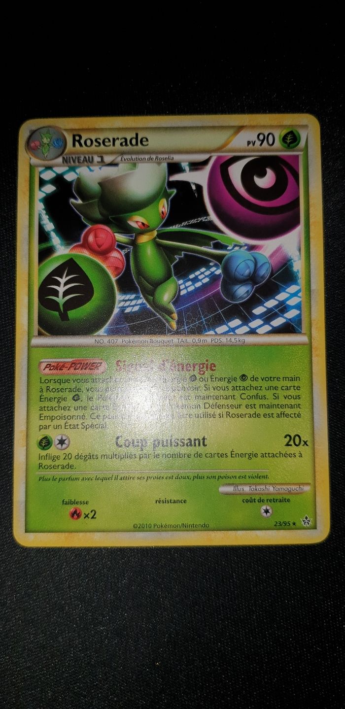 Carte pokémon Roserade 23/95 - photo numéro 2