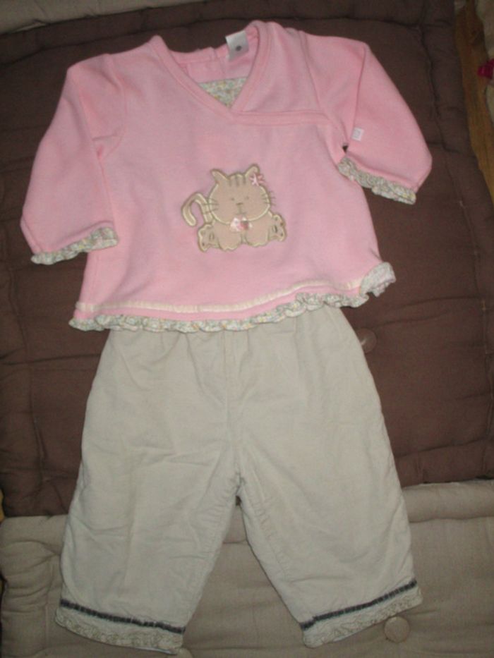 Ensemble Haut manches longues + pantalon